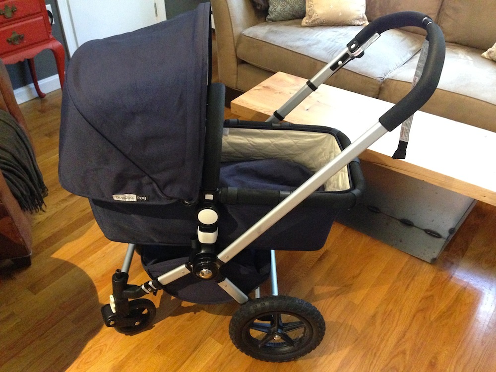Our free hand-me-down stroller