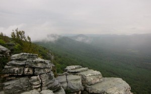 View from our hike up Tibbet Knob (VA)