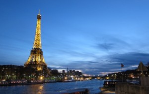 Glorious view of the Eiffel Tower from our trip to Paris