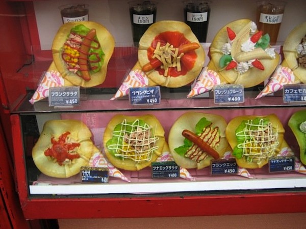 Actual food display Mr. FW saw while in Kyoto, Japan