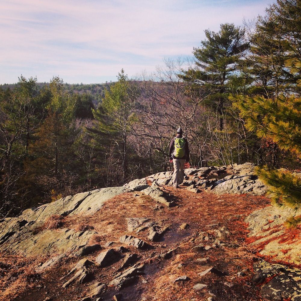 True low down: we went hiking in the Blue HIlls 
