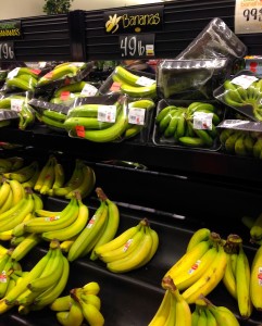 I know these bananas are the cheapest!
