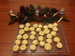 I did use my mom's recipe for these shortbread cookies