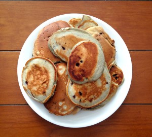 Randomly, here's another photo of Mr. FW's pancakes!