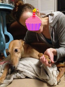 Me and Frugal Hound on my 31st bday