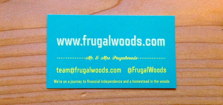 Ok, ok, the name has grown on me and I even got us business cards!