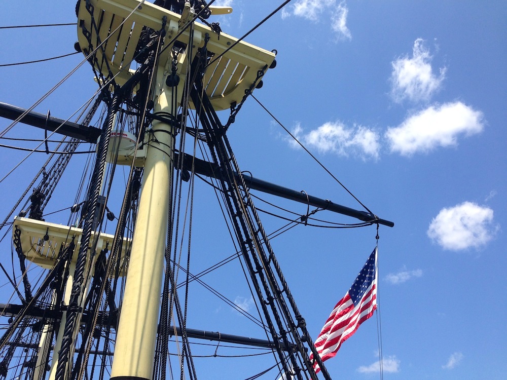 The Friendship of Salem's mast!