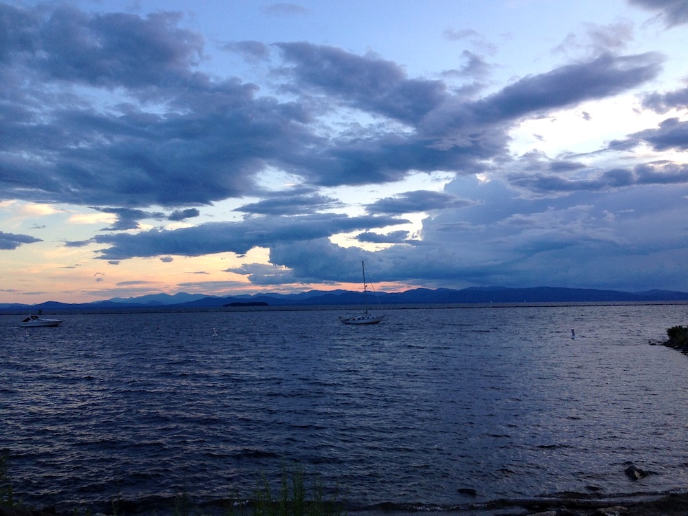 View of Lake Champlain during our trip to Burlington, VT