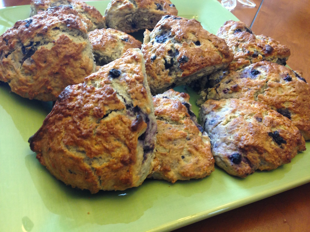 I had to include a close-up of the scones