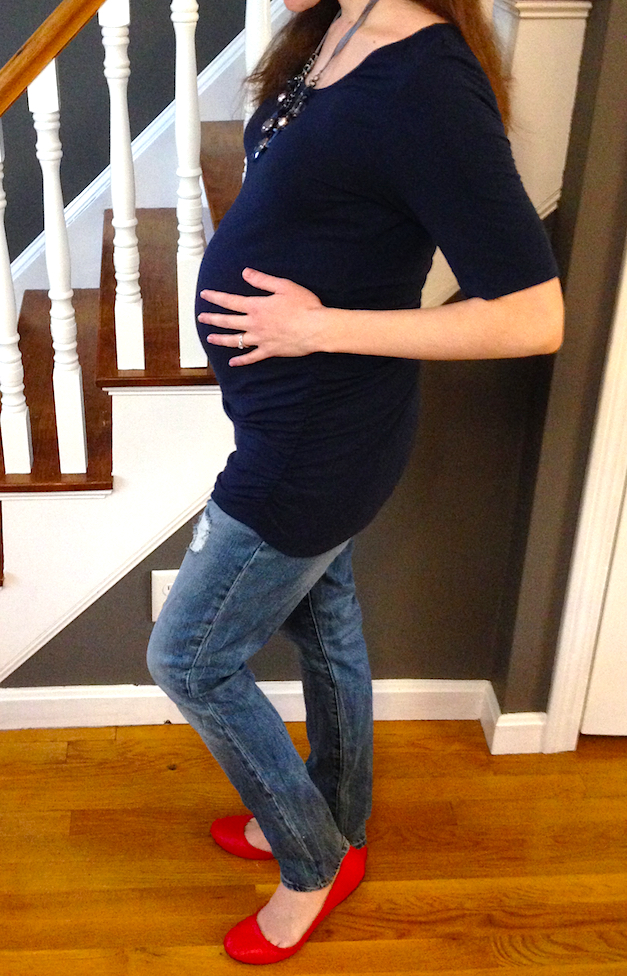 Me at 37 weeks pregnant... just 3 weeks to go!