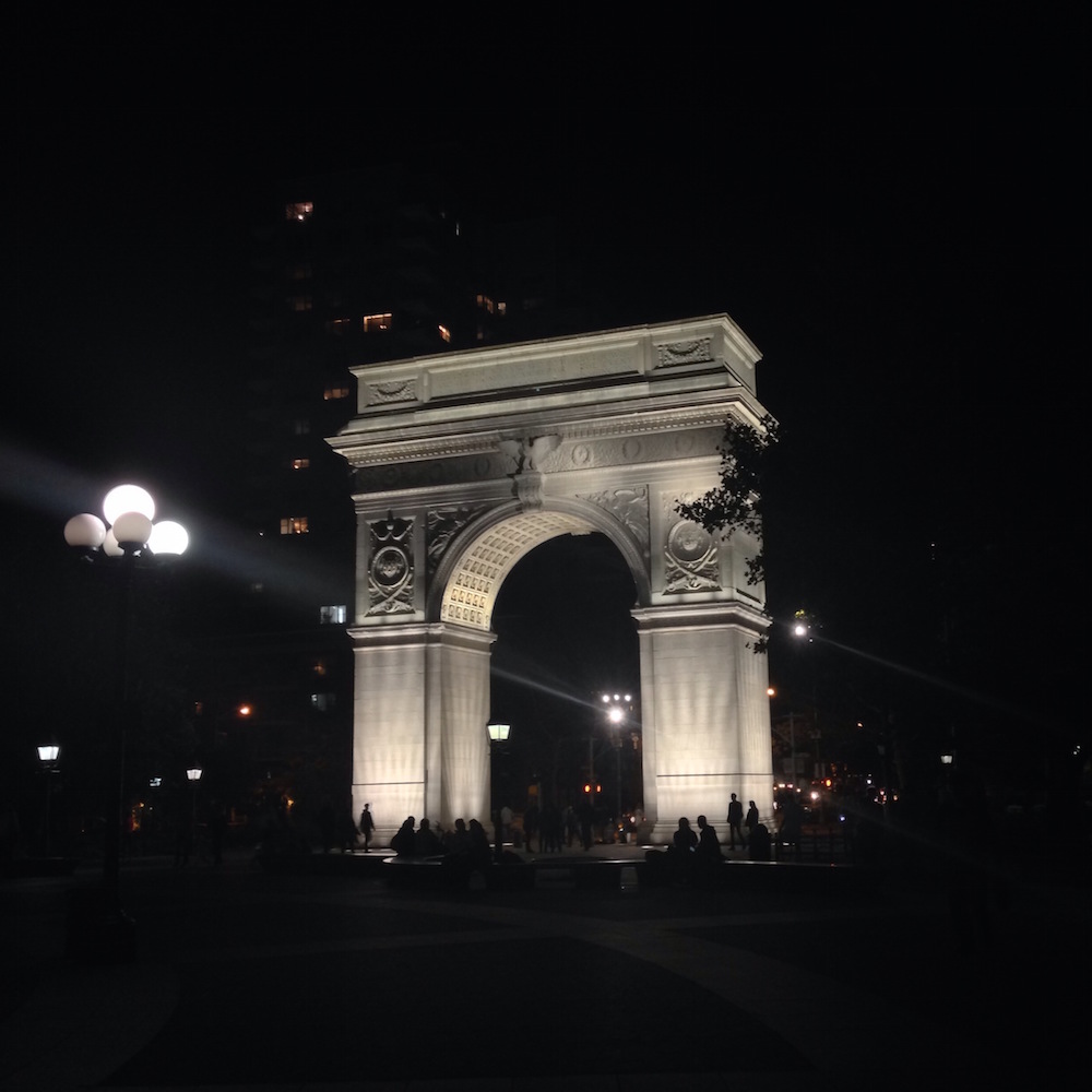 My art photo of Washington Sq Park from our trip to NYC this month