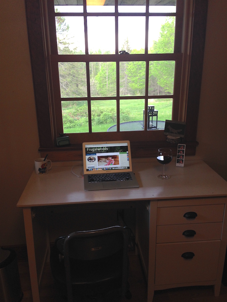 My amazing new writing office/yoga studio