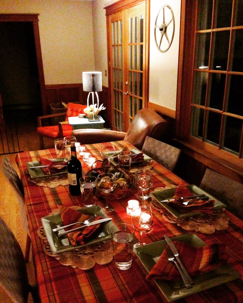 Our Thanksgiving table