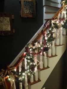 Festive stairs!