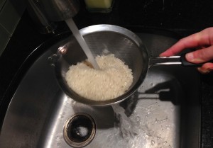 Rinse that rice