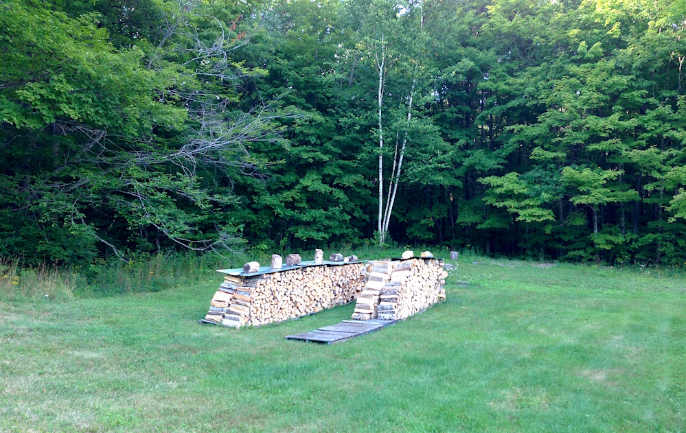 July woodpile--2.5 cords
